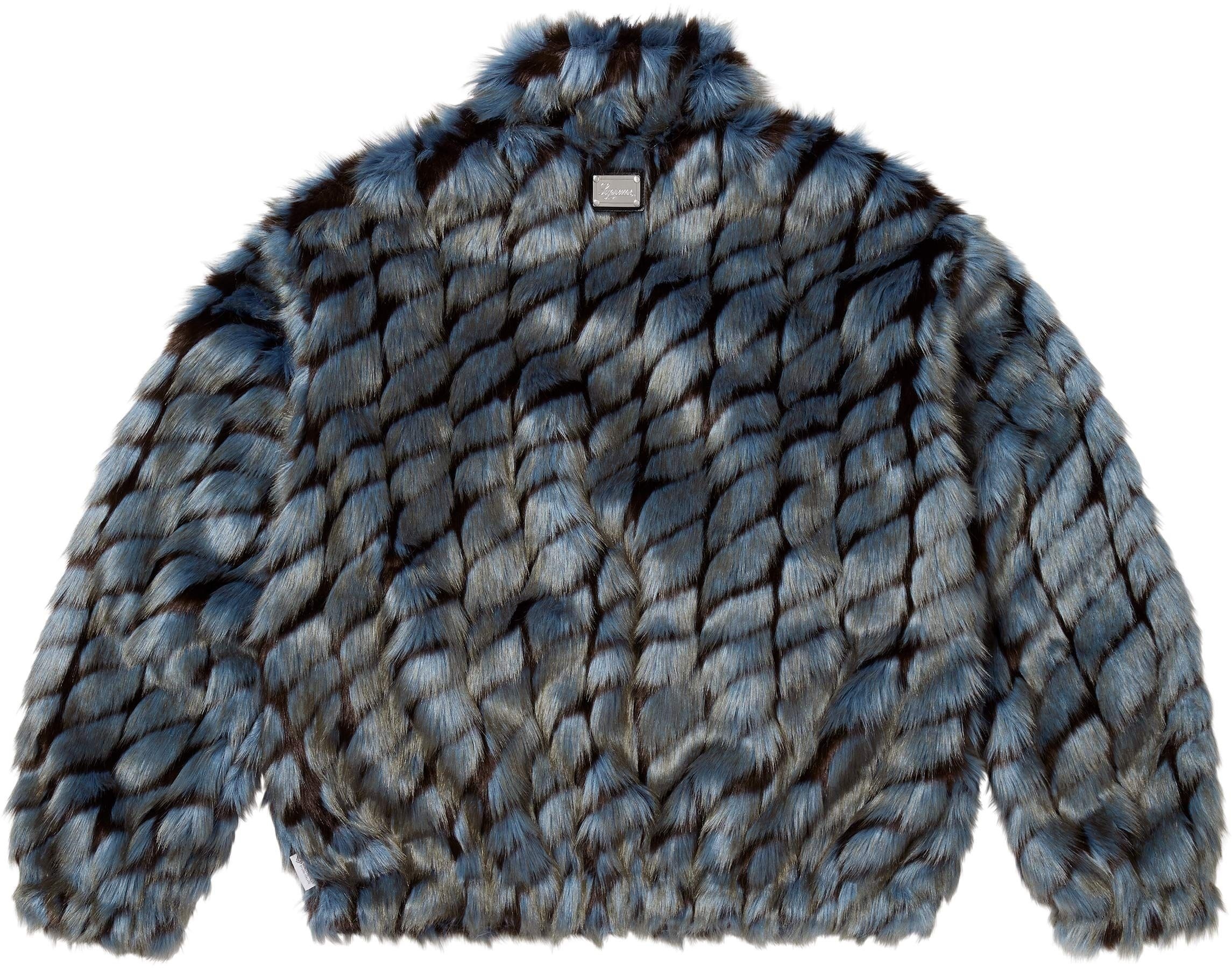 2-Tone WINDSTOPPER® Faux Fur Jacket view 15